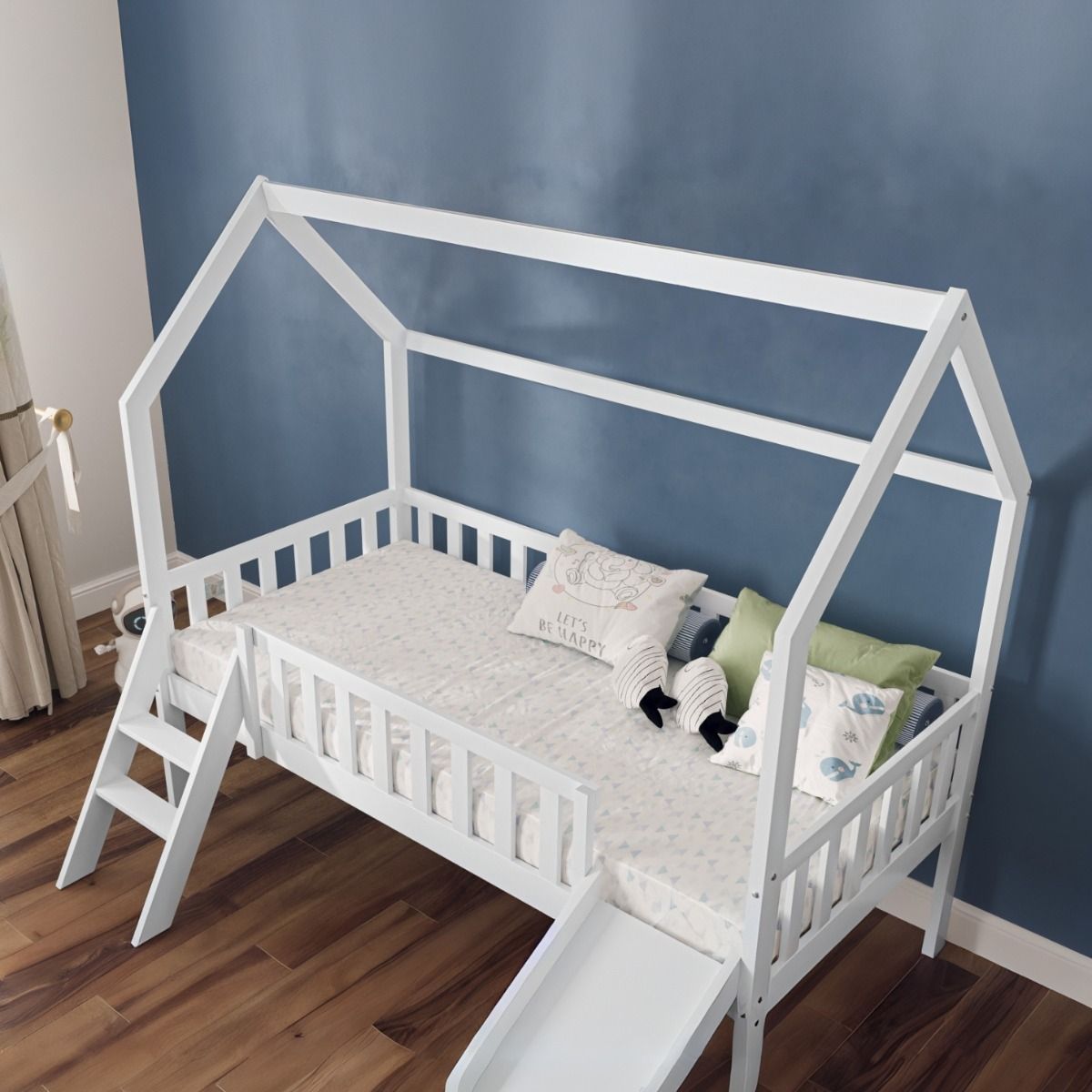 Flair Explorer Slide Mid Sleeper with Rails White