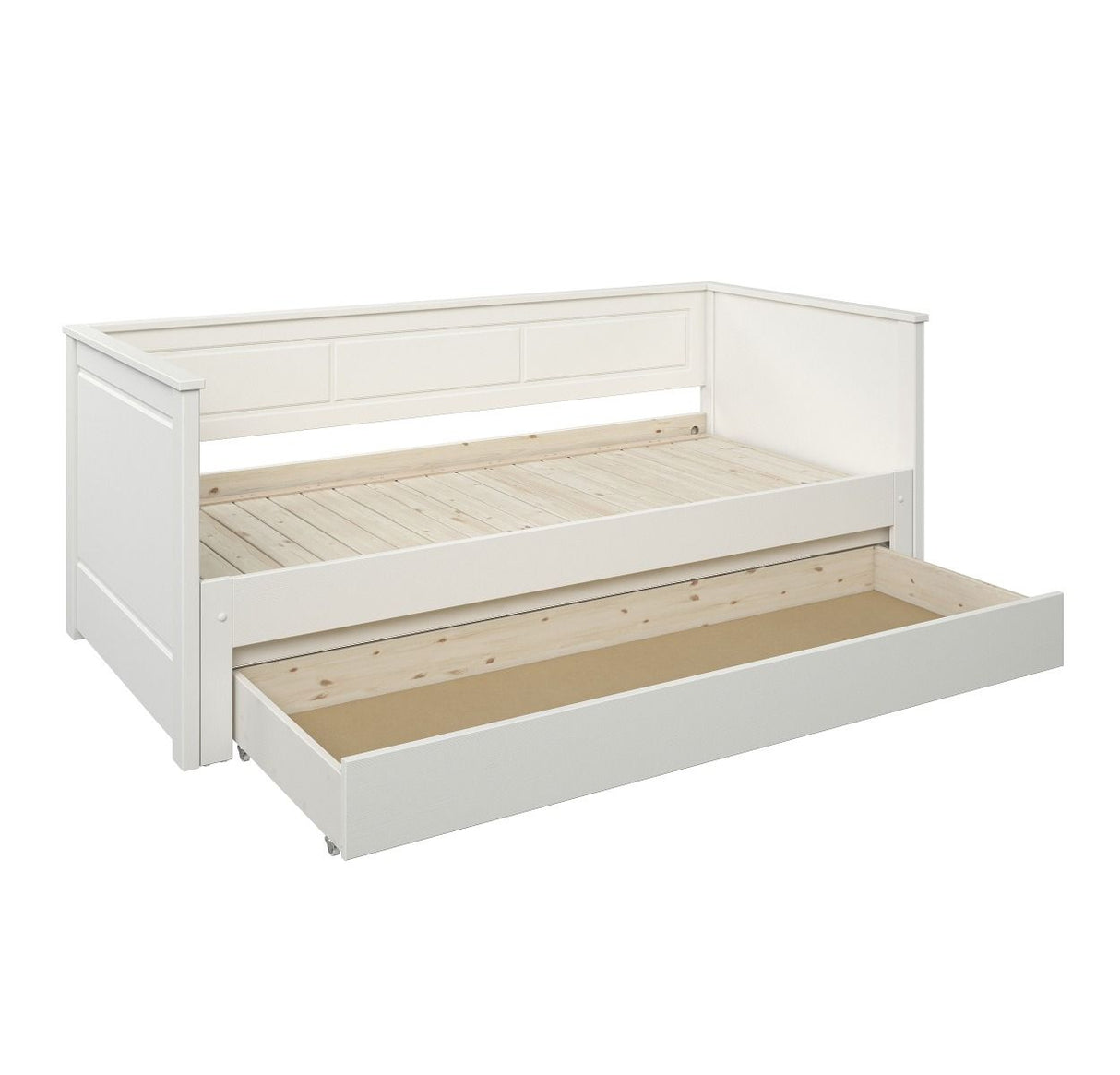 Noomi Erika Guest Bed with Drawer White (FSC-Certified)