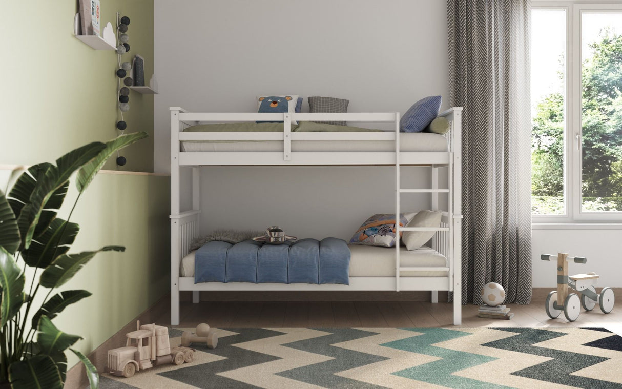 Flair Koop Wooden Detachable Bunk Bed White