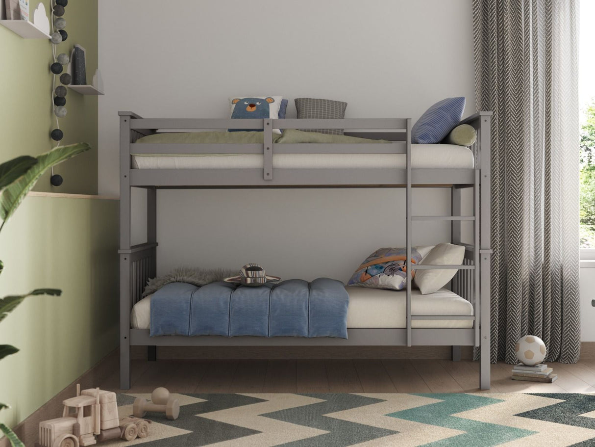 Flair Koop Wooden Detachable Bunk Bed Grey