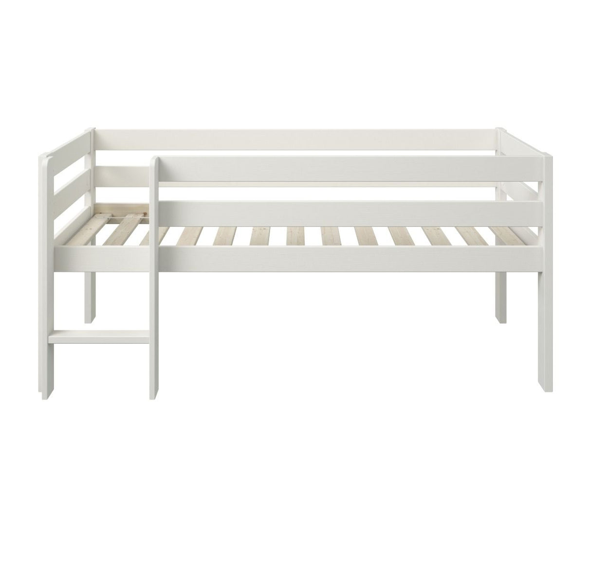 Noomi Solid Wood Shorty Mid Sleeper White (FSC-Certified)