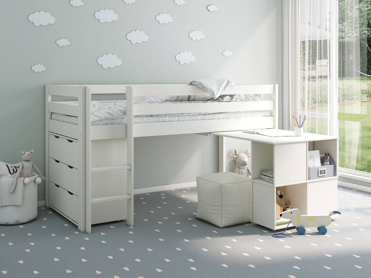 Noomi Nora Chest Of 3 Drawers White (FSC-Certified)
