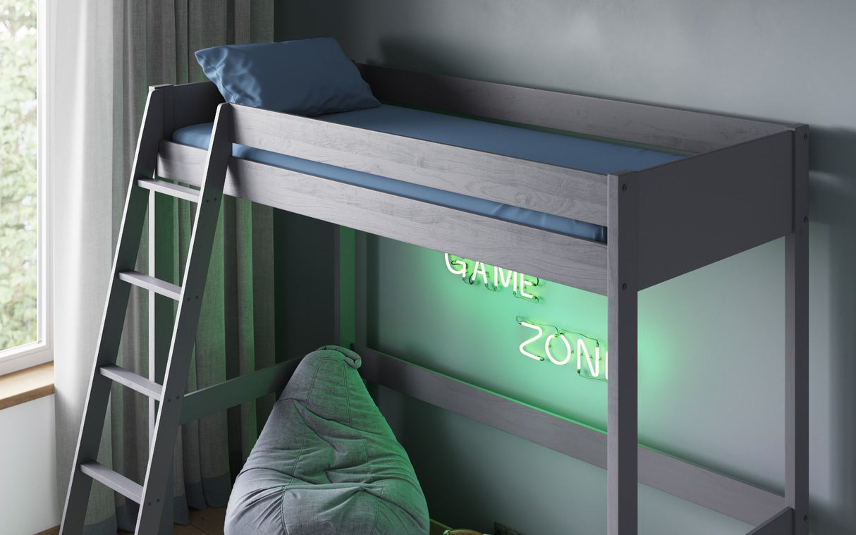 Noomi Tera Solid Wood High Sleeper Grey (FSC-Certified)
