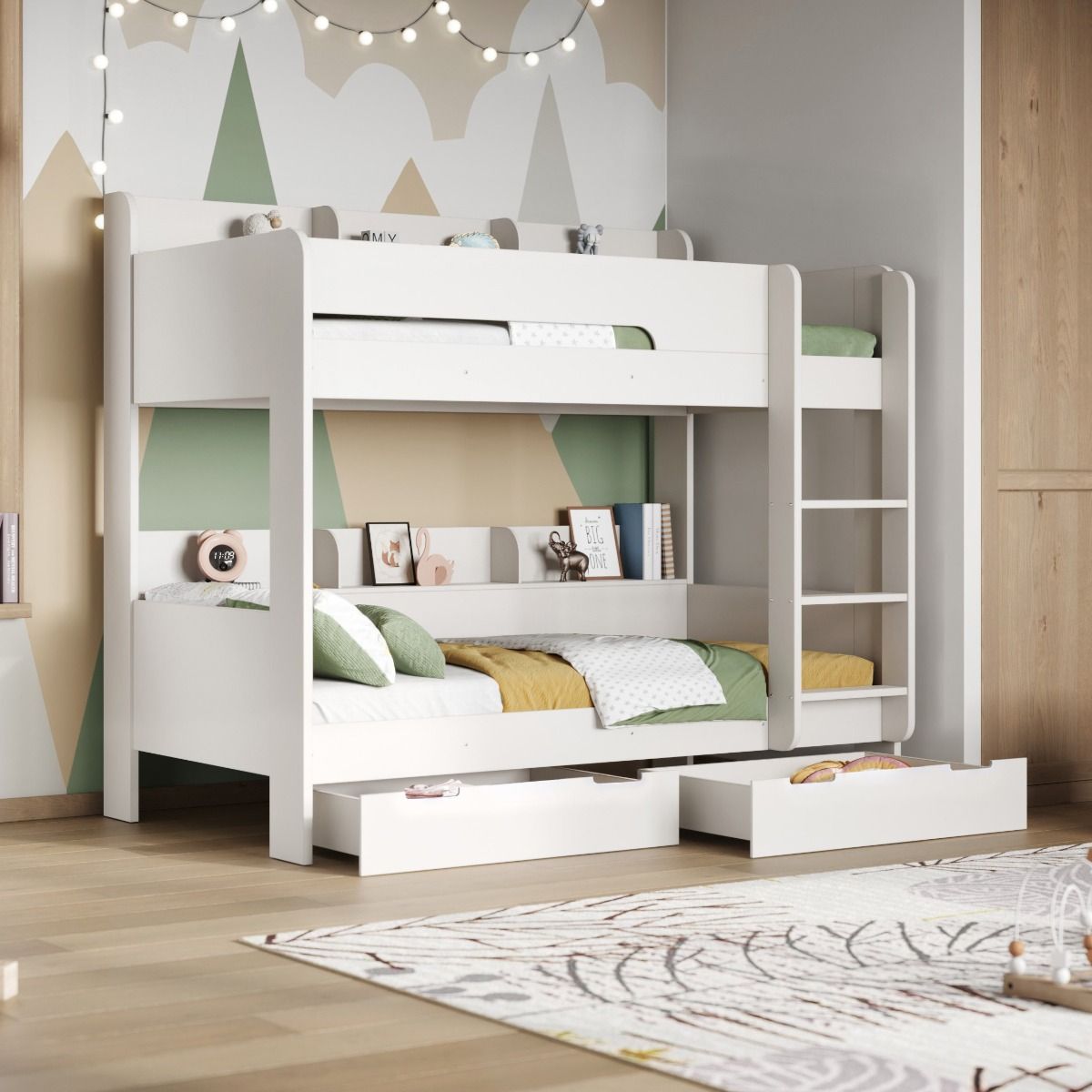 Flair Eddie Storage Bunk White