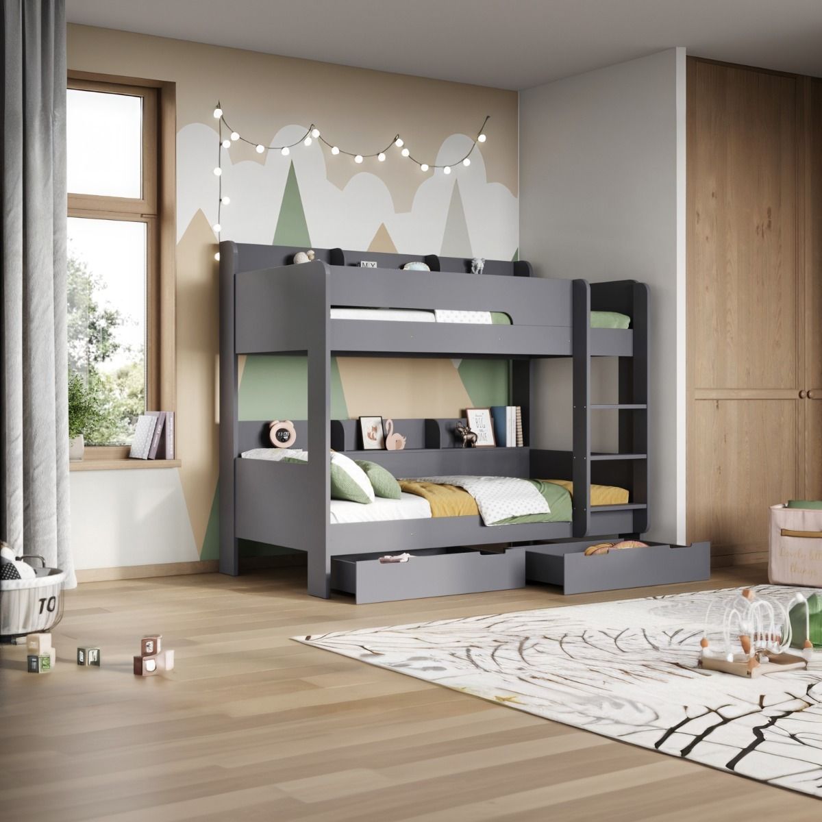 Flair Eddie Storage Bunk Grey