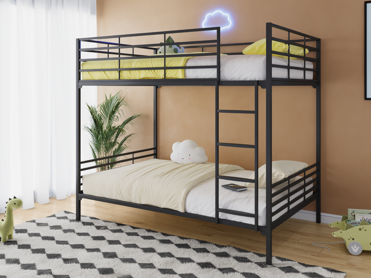 Flair Metayal Small Double Bunk Black Metal