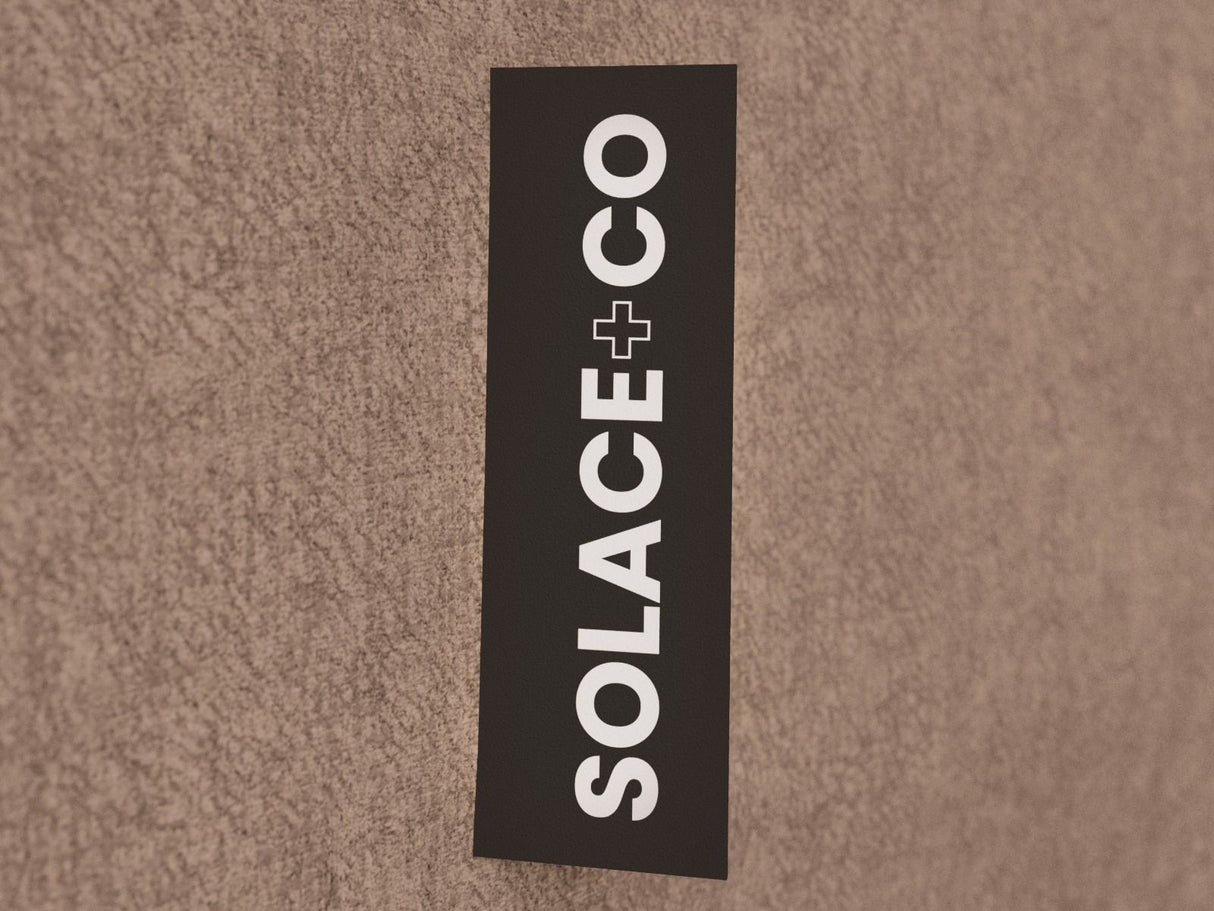 SOLACE+CO Asta 3-Seater Right Corner Sofa Brown Fabric