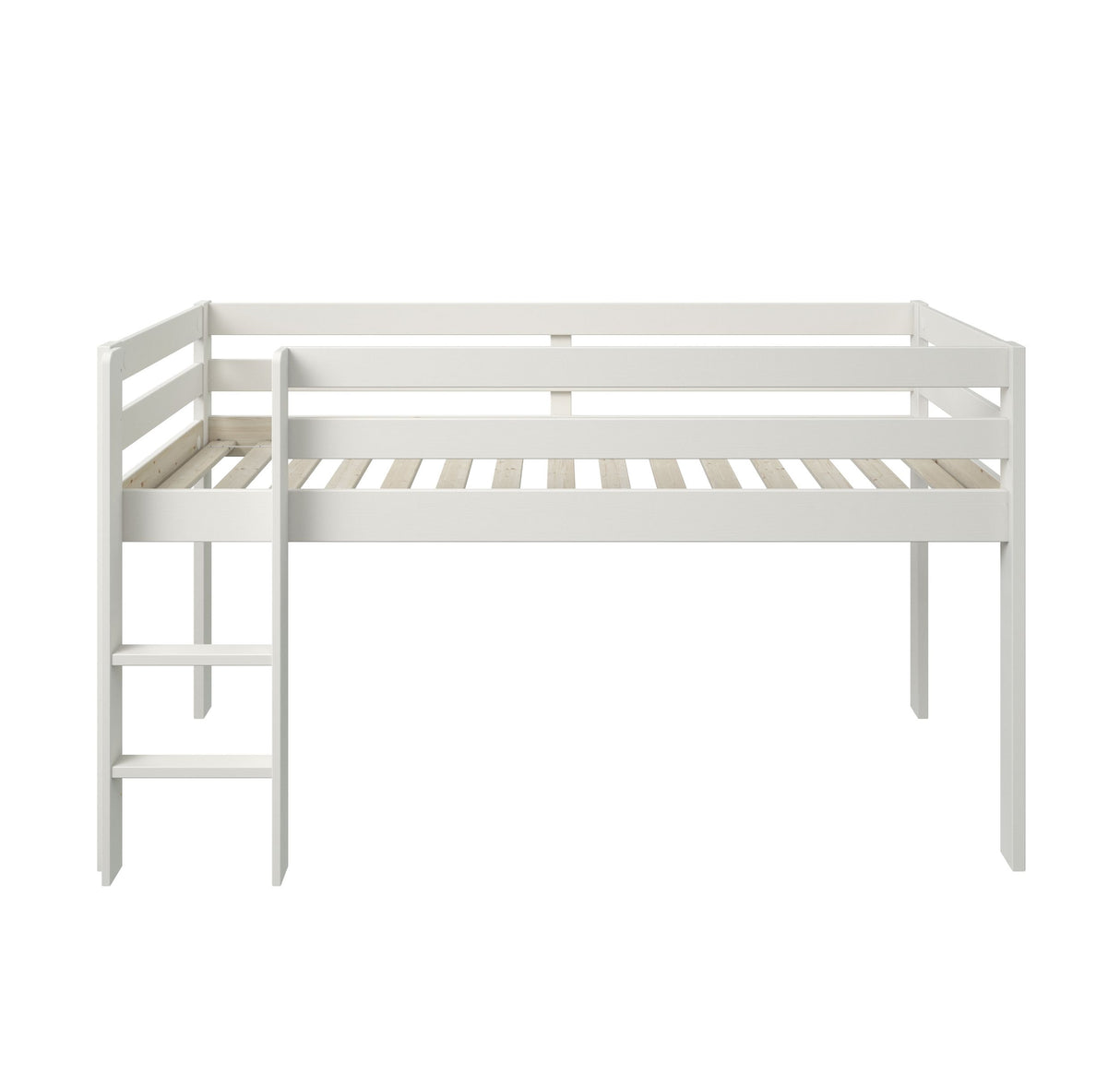 Noomi Nora Solid Wood Mid Sleeper Workstation (FSC-Certified)-White