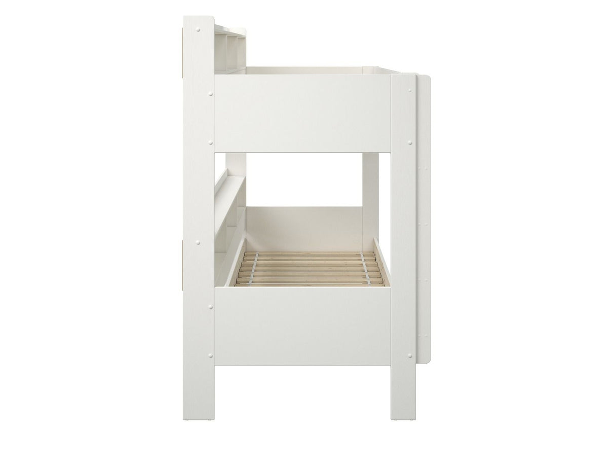 Noomi Bodie Solid Wood Storage Bunk Bed White (FSC-Certified)