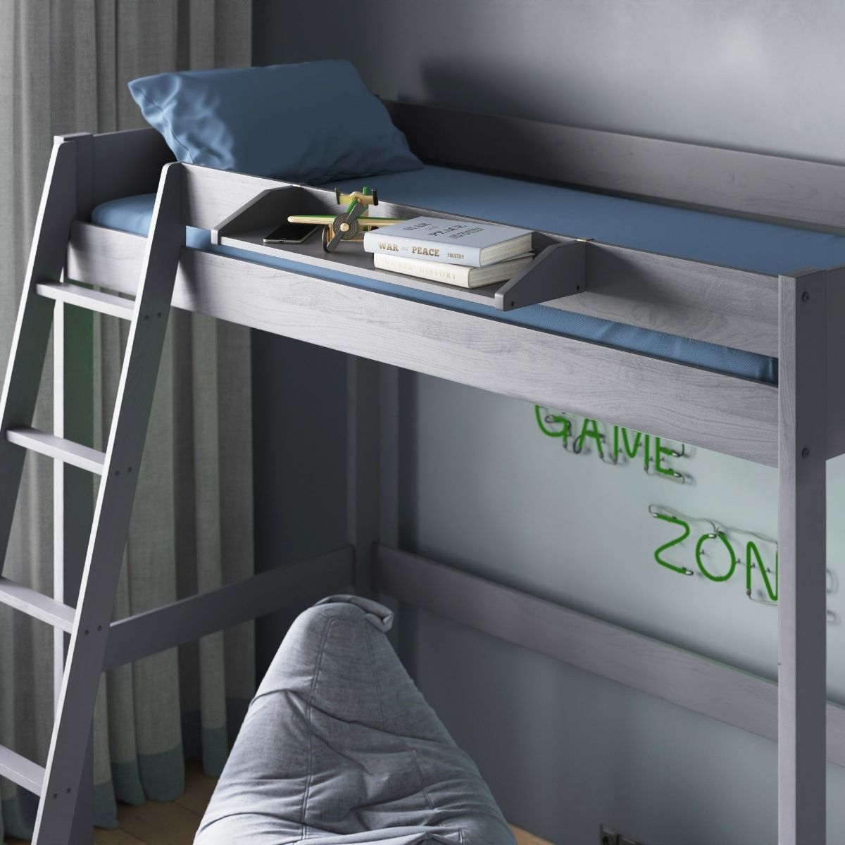 Noomi Hook On Shelf Grey (FSC Certified)