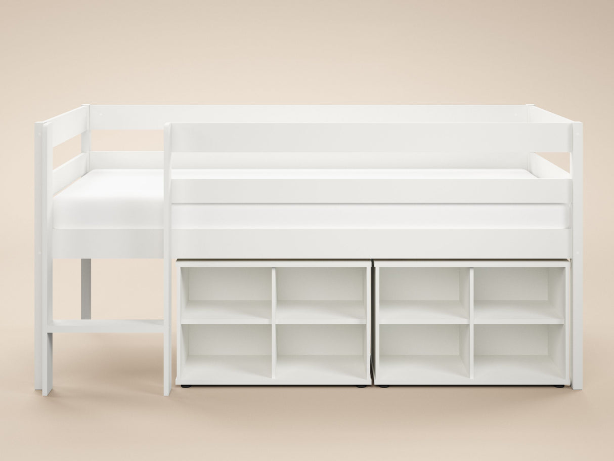 Noomi Shorty Midsleeper Cube Unit Set White (FSC-Certified)