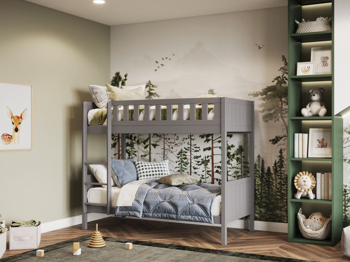 Flair Bea Shorty Wooden Bunk Bed Grey
