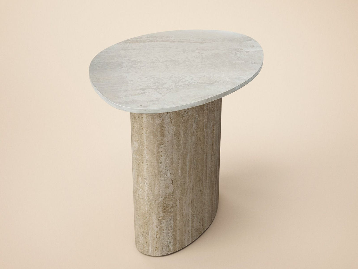 SOLACE+CO Elin Sintered Stone Effect Side Table