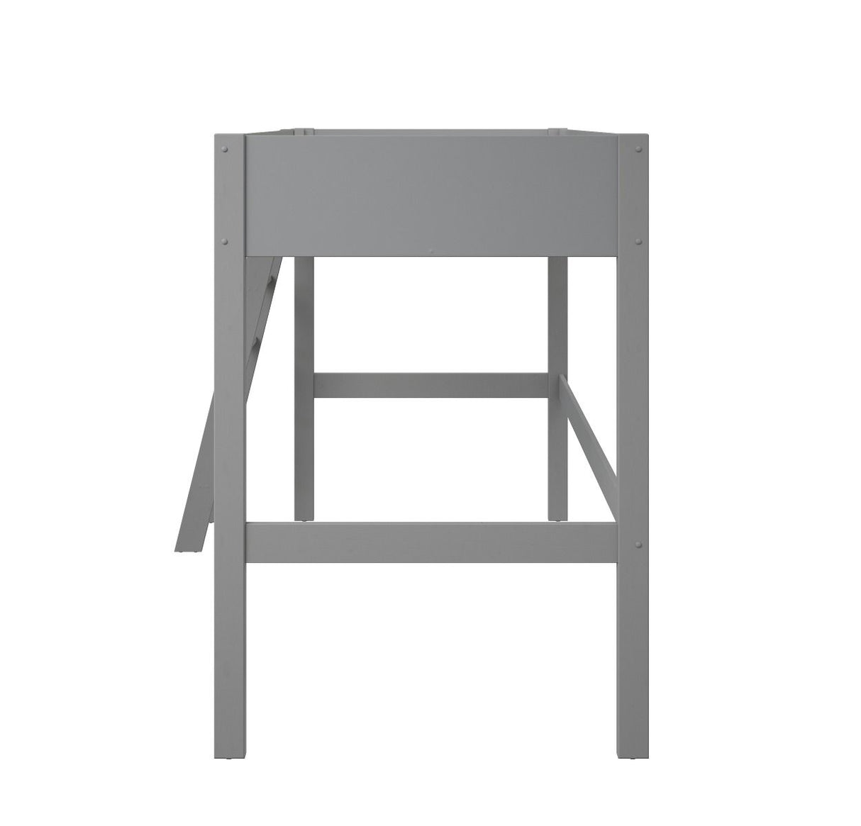 Noomi Tera Solid Wood Small Double High Sleeper Grey (FSC-Certified)