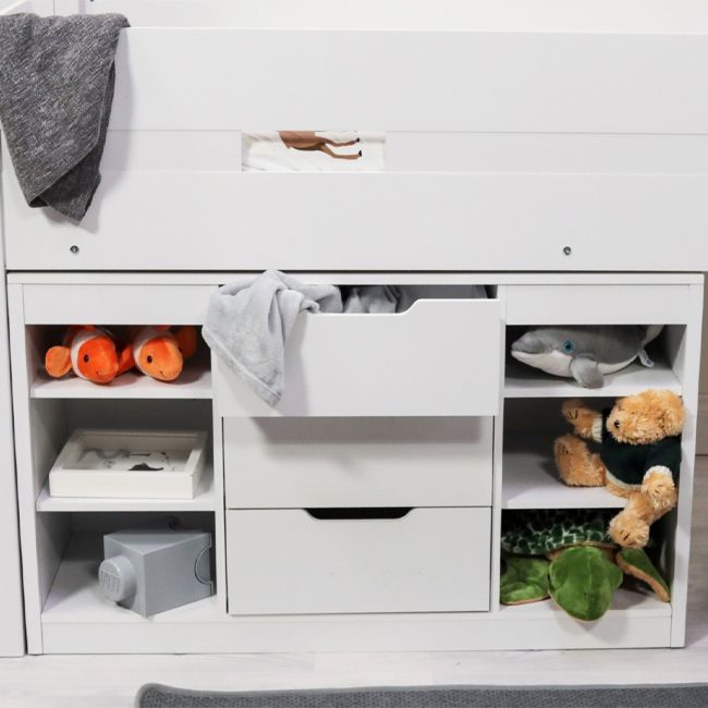 Flair Charlie Drawer Unit White