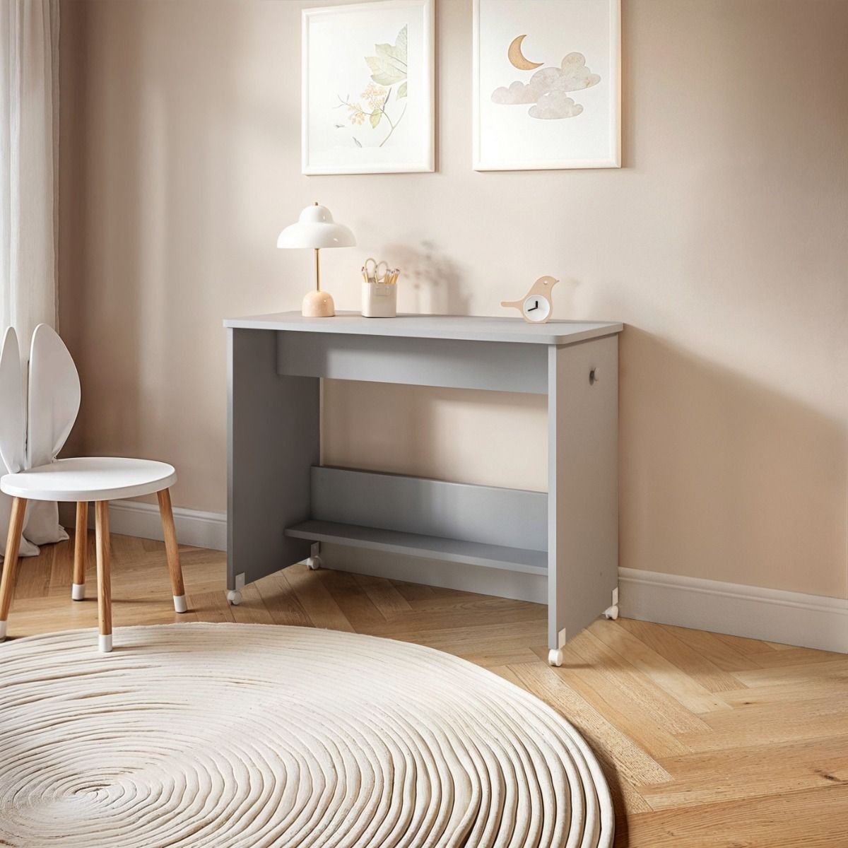 Flair Wizard Pull Out Desk Grey