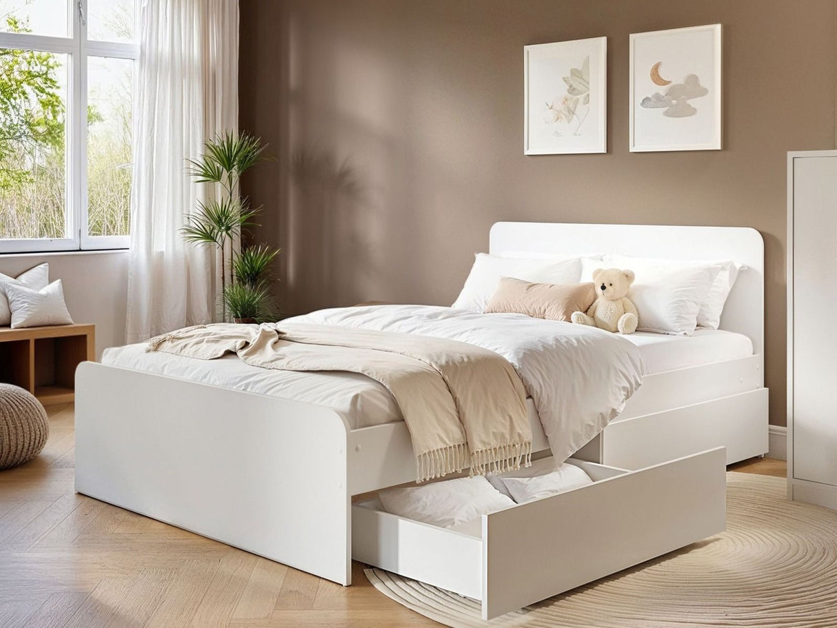 Flair Wizard Small Double Bed White