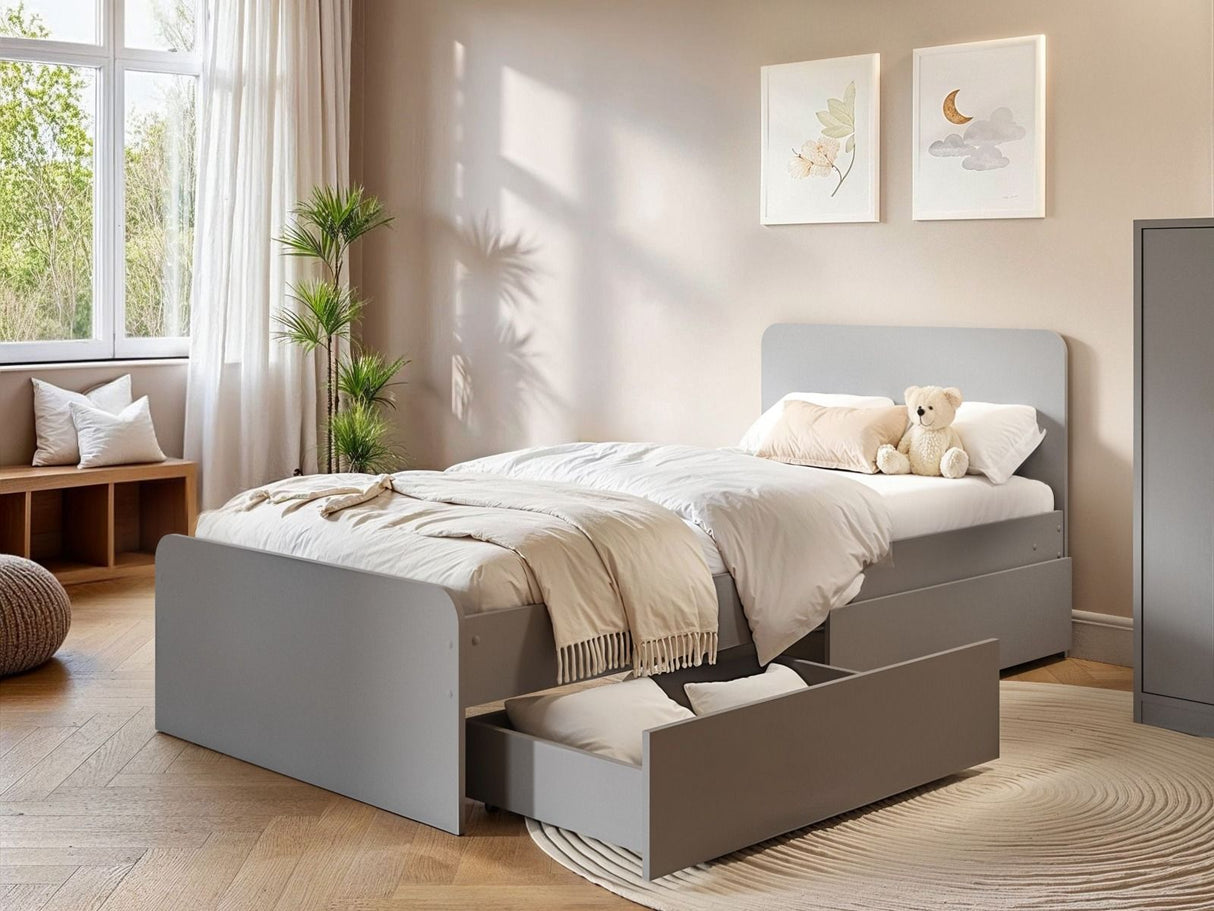 Flair Wizard Single Bed Grey
