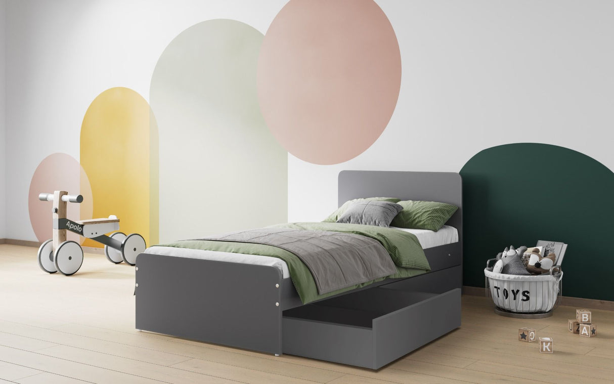 Flair Wizard Single Bed Grey