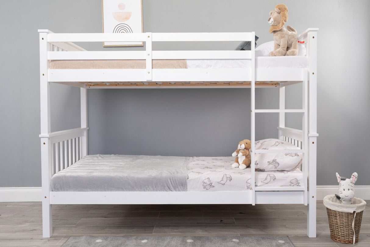 Flair Zoom Wooden Detachable Bunk Bed White