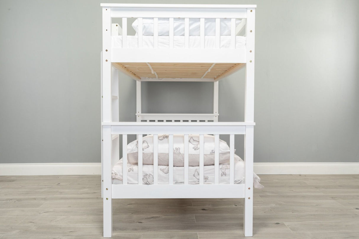 Flair Zoom Wooden Detachable Bunk Bed White