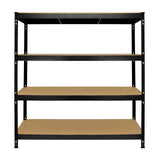 Monster Racking Q-Rax Heavy Duty Storage Shelving, 160cm W, 60cm D, Black