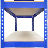 10 x Q-Rax Blue Metal Racking Units 120 x 50 x 180cm