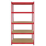 4 x Z-Rax Metal Racking Units Red 90cm & Free Mallet