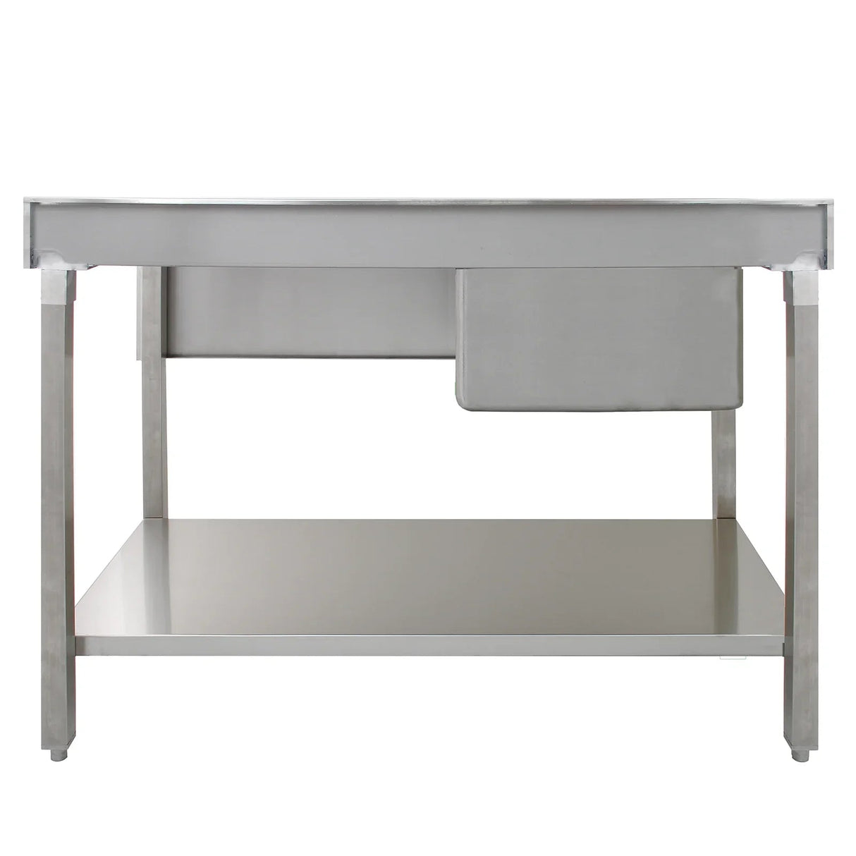 KuKoo Commercial Stainless Steel Sink - Right Hand Drainer