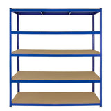 Monster Racking T-Rax 3 x Extra Wide Storage Shelves, Blue, 160cm W, 60cm D