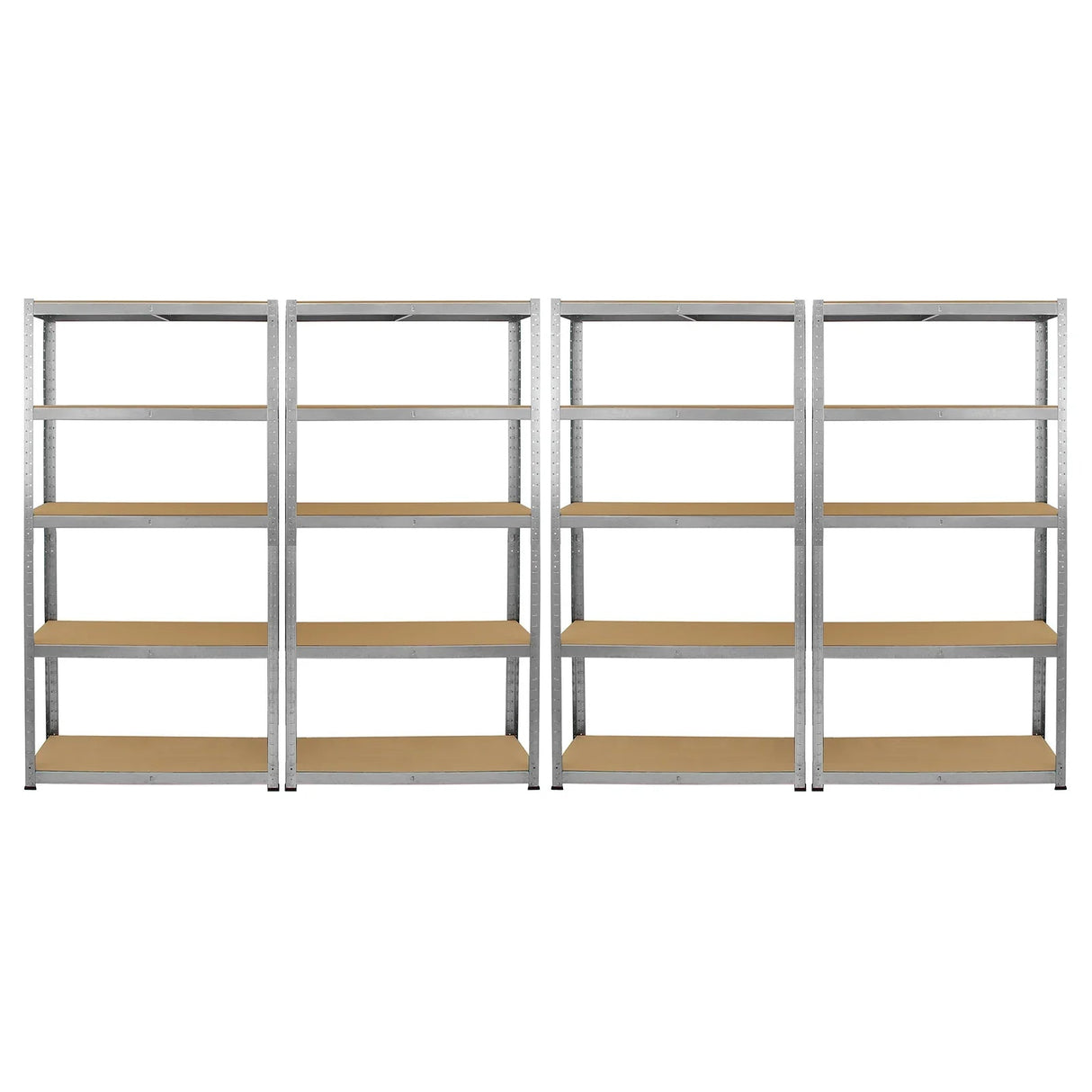 Monster Racking 4 x Galwix Galvanised Steel Shelves, 90cm Wide