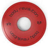 2 x 2.5kg Fractional Bumper Plates