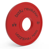 2 x 2.5kg Fractional Bumper Plates
