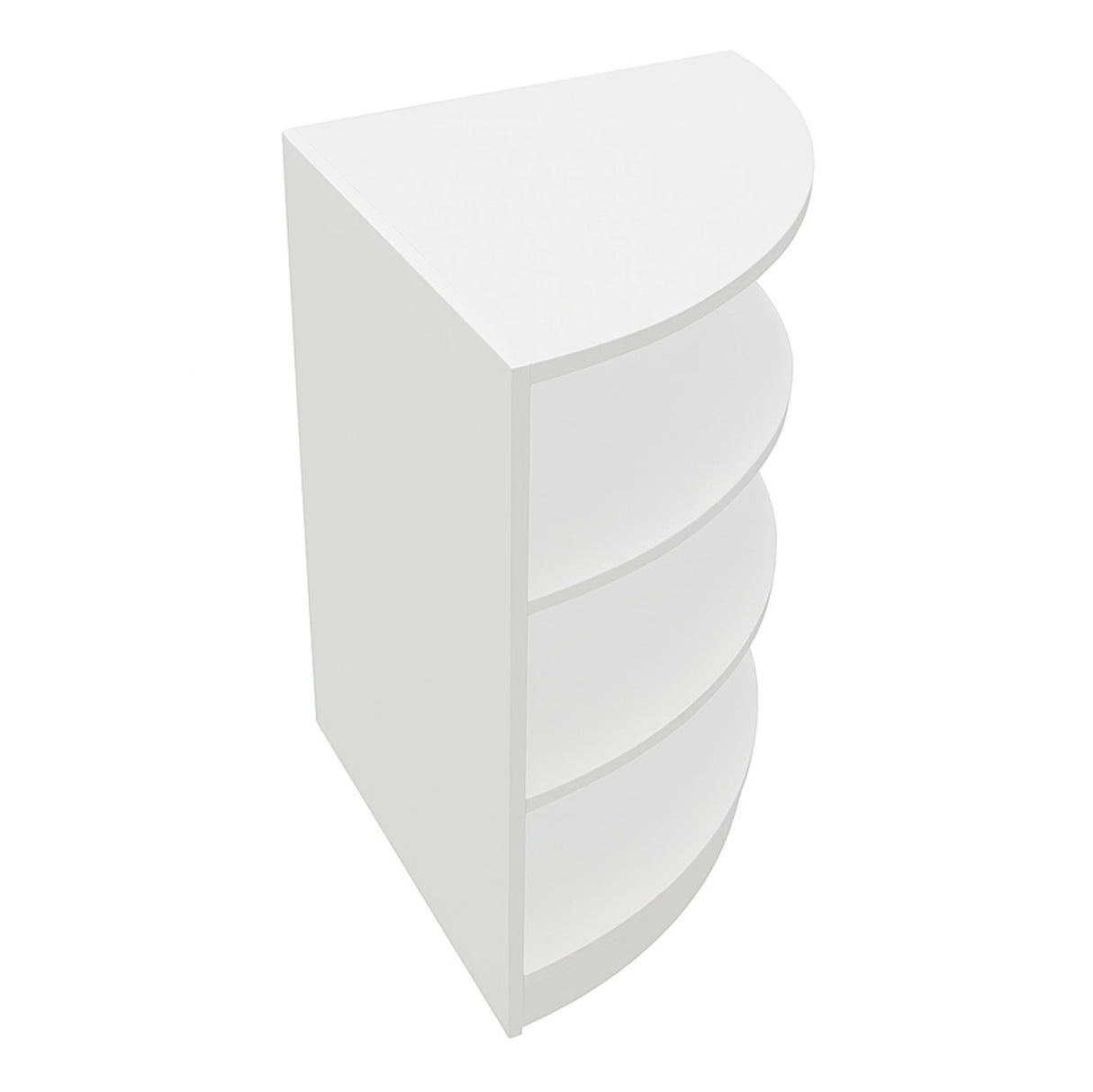 Retail Shop Corner Counter LM60 - White