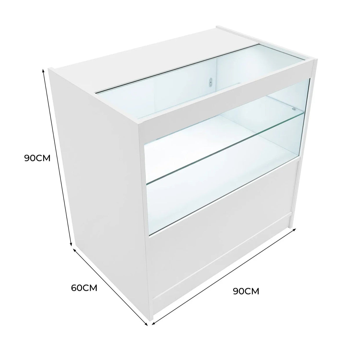 LED Retail Shop Counter C900 - White