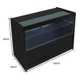 LED Retail Shop Counter C1200 - Black