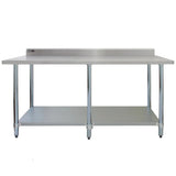Commercial Stainless Steel Catering Table - 7ft Wide