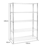 KuKoo Wire Racking - 45cm x 150cm x 180cm