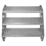 Adjustable 2 Section Galvanised Staircase - 900mm Wide