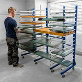 Combi Spray Drying Rack Trolley x 5 & 4 Connectors