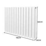 Oval Column Radiator – 600mm x 780mm – White