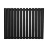 Oval Column Radiator – 600mm x 780mm – Black