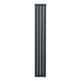 Oval Column Radiator – 1600mm x 240mm – Anthracite Grey