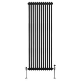 Traditional 2 Column Radiator - 1800 x 562mm - Black