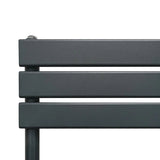 Flat Panel Towel Radiator – 1200mm x 600mm – Anthracite Grey