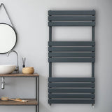 Flat Panel Towel Radiator – 1200mm x 600mm – Anthracite Grey