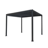 Anthracite Aluminium Pergola 3m x 3m