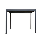 Anthracite Aluminium Pergola 3m x 3m