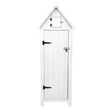 Wooden Garden Shed - White