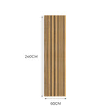 Acoustic Slat Wall Panel - Oak